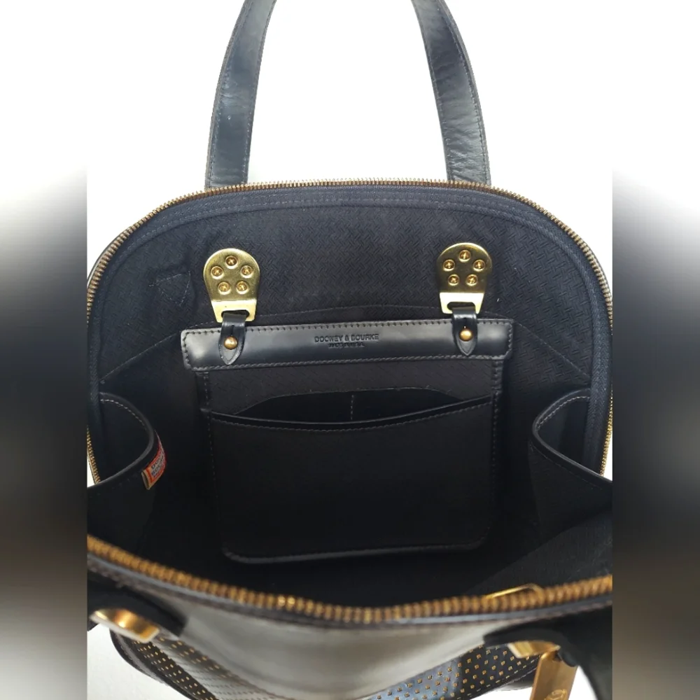 VINTAGE Dooney & Bourke Satchel Crossbody Bag - Picture 7 of 14